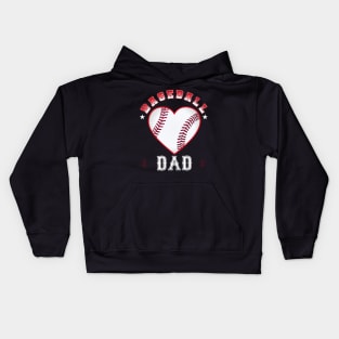 Dad Baseball Team Family Matching Gifts Funny Sports Lover Player Kids Hoodie